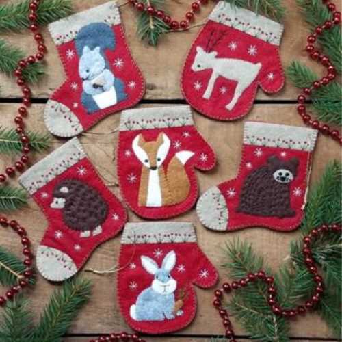 Christmas Critters Kit by Rachel's of Greenfield - The Homespun Loft