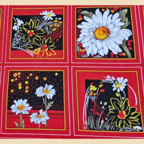 8" x 44" Daisy Craft Quilting Panel Fabric - The Homespun Loft