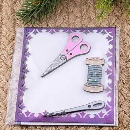 Sewing Set Wooden Button Pack - The Homespun Loft