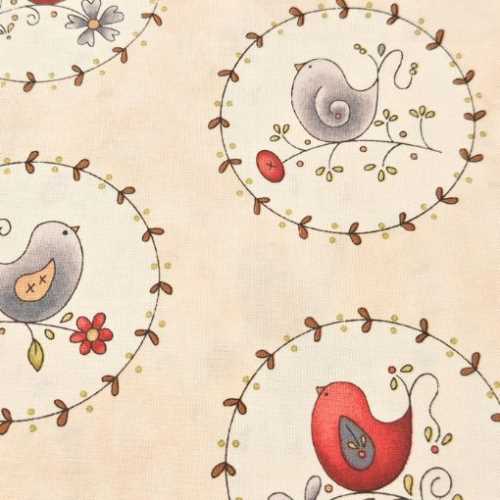 FQ Among the Flowers by Gail Pan for Red Rooster - The Homespun Loft
