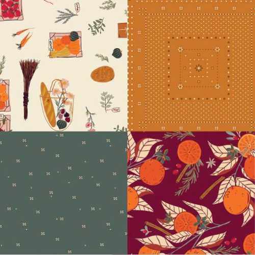 10" LAYER CAKE PACK Season and Spice Autumn Fall - The Homespun Loft
