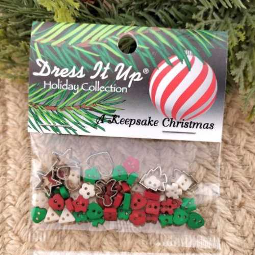 Holiday Collection Keepsake Christmas Button Pack - The Homespun Loft