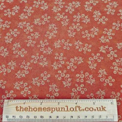 Burnt Orange Autumn Quilting Fabric - The Homespun Loft