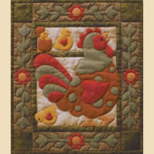 Spotty Rooster Quilt Kit by Rachels of Greenfield - The Homespun Loft
