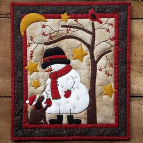 Frosty and Friend Quilt Kit Rachel's of Greenfield - The Homespun Loft