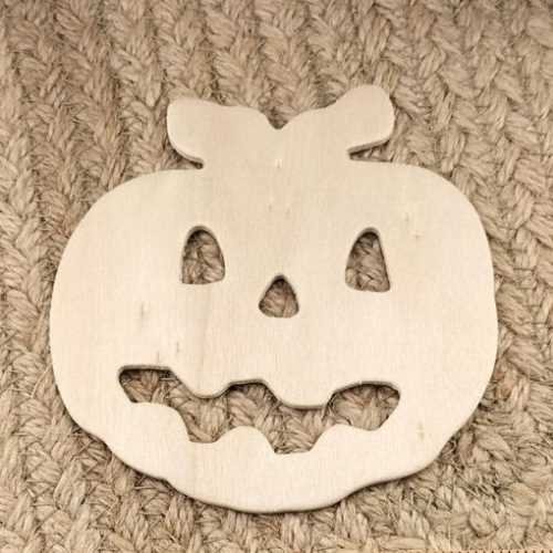 Halloween Pumpkin Jack O Lantern Wooden Cut Out - The Homespun Loft