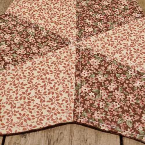 Floral Quilted Candle Mug Table Mat - The Homespun Loft