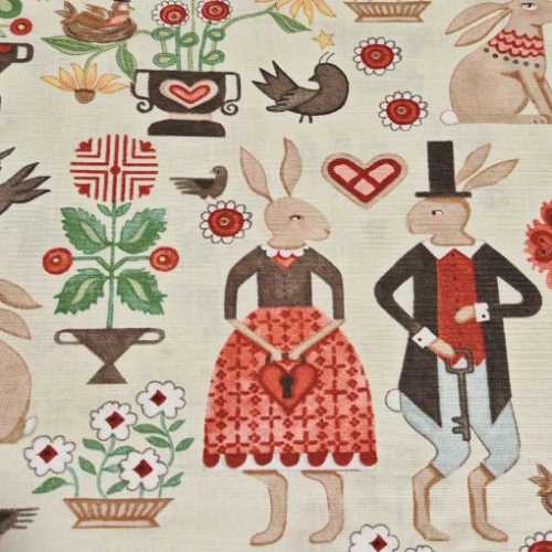 FQ Primitive Hip Hop Hooray Fabric Teresa Kogut - The Homespun Loft