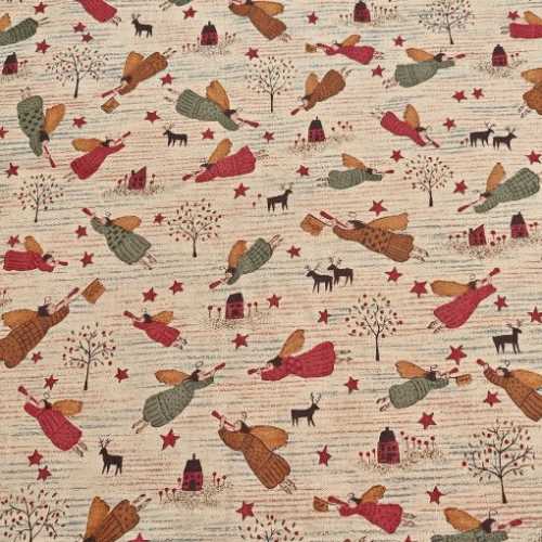 2 x Primitive Peace in the Country Fabric Pieces - The Homespun Loft