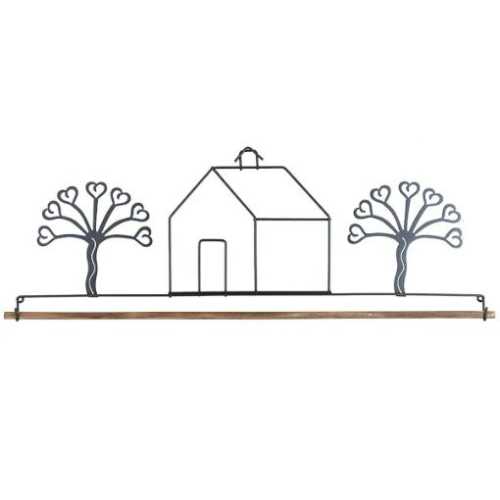 22" School House Quilt Hanger by Ackfeld Wire - The Homespun Loft