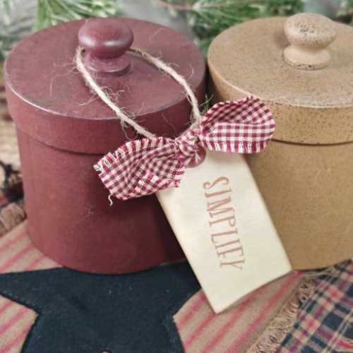 Primitive SIMPLIFY Hang Tag and Homespun Tie - The Homespun Loft