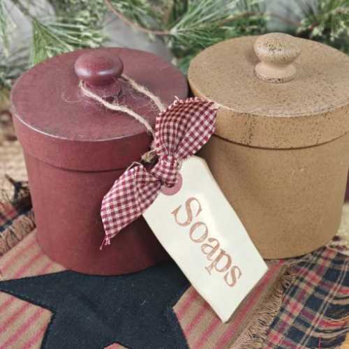 Primitive SOAPS Hang Tag and Homespun Tie - The Homespun Loft