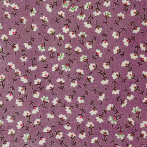 FQ Mauve Mini Floral Cotton Fabric - The Homespun Loft