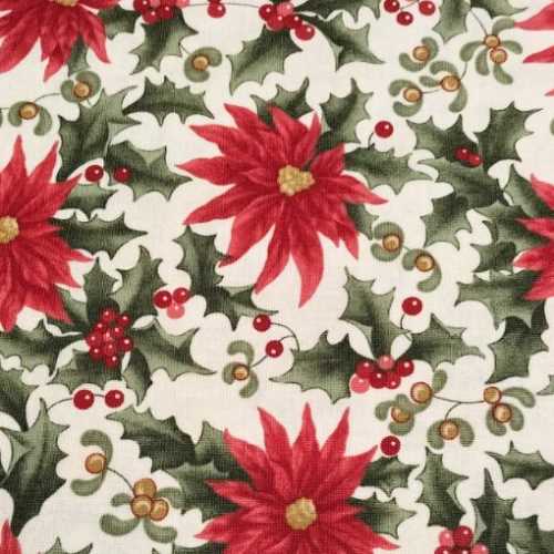 Under The Mistletoe Christmas Fabric by Moda - The Homespun Loft