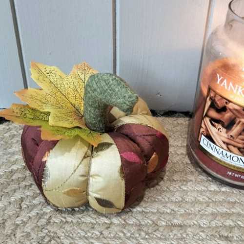 Small Handmade Autumn Pumpkin No. 7 - The Homespun Loft