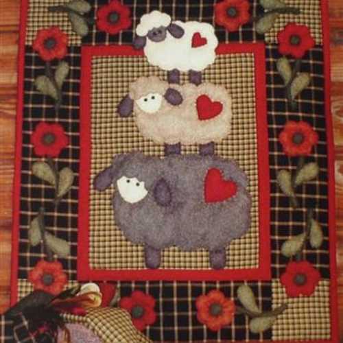 Wooly Sheep Quilt Kit by Rachels of Greenfield - The Homespun Loft