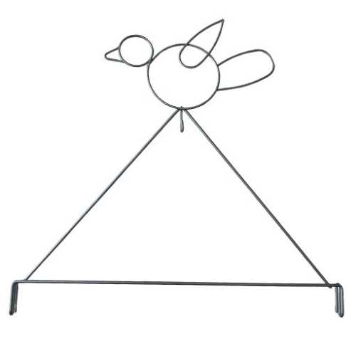12" Bird Hanger/Stand Topper by Ackfeld Wire - The Homespun Loft