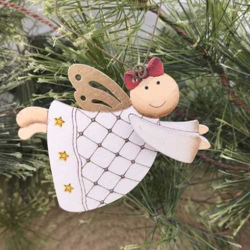 Christmas Angel Primitive Decoration - The Homespun Loft