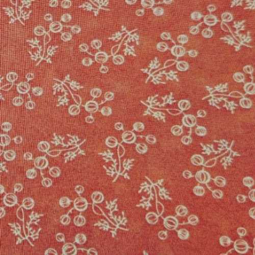 FQ Burnt Orange Autumn Quilting Fabric - The Homespun Loft