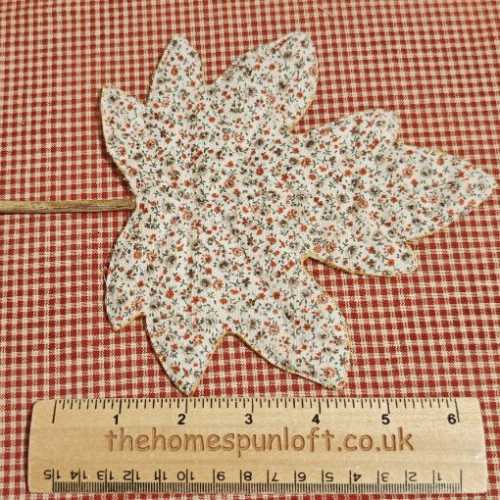 Handmade Quilted Fabric Maple Leaf Autumn - The Homespun Loft