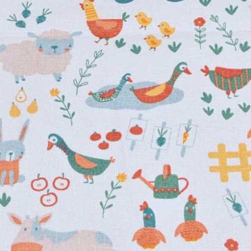 FQ Country Farmyard Fabric - The Homespun Loft