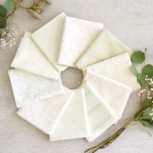 10 x FQ Bundle Vert Fusion Fabric Collection AGF - The Homespun Loft