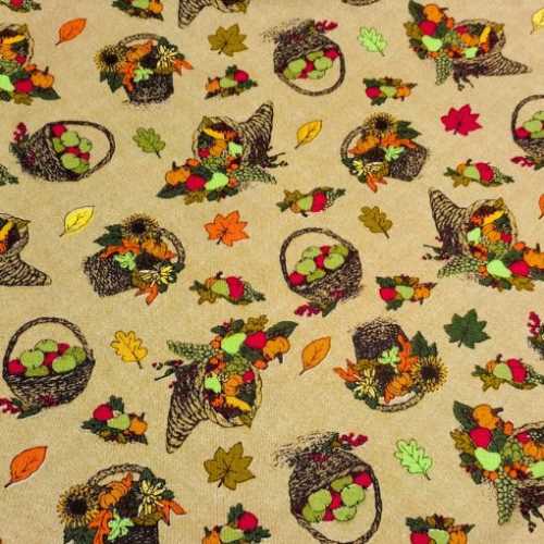 Autumn Leaves and Cornucopia Fall Fabric - The Homespun Loft