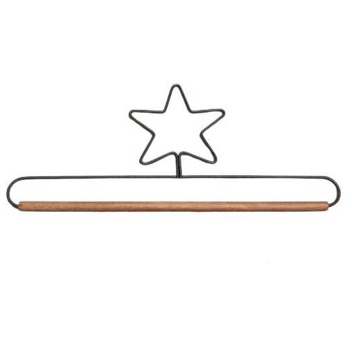 12" Star Wire Quilt Hanger With Wooden Dowel - The Homespun Loft