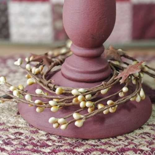 Primitive Vanilla Pip Berry Candle or Lamp Ring - The Homespun Loft
