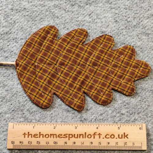 Handmade Quilted Fabric Oak Leaf Autumn Fall - The Homespun Loft