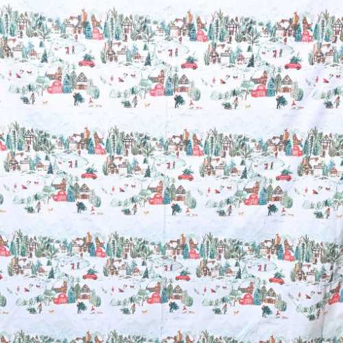 FQ Christmas Wintertale Border Fabric by AGF - The Homespun Loft