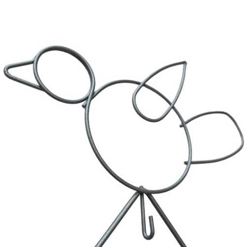 12" Bird Hanger/Stand Topper by Ackfeld Wire - The Homespun Loft