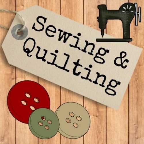 Sewing Themed Buttons