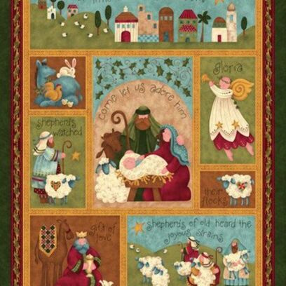 Star of Wonder Fabric Panel by Benartex - The Homespun Loft