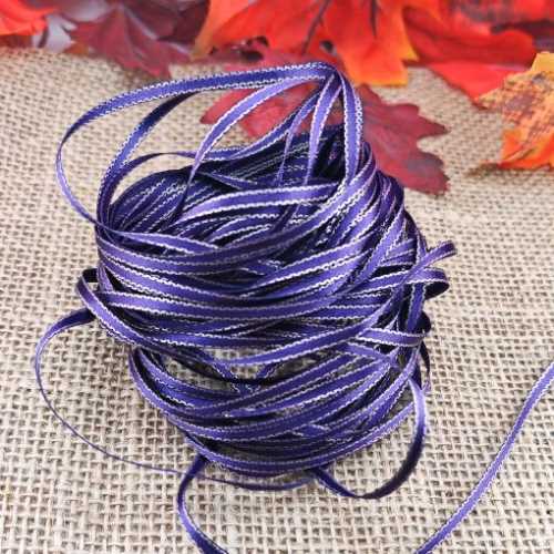 Purple and Silver Ribbon - The Homespun Loft