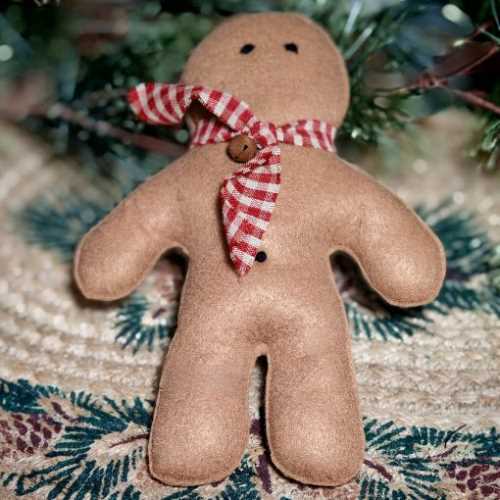 8" Well Done Baked Gingerbread Decoration - The Homespun Loft