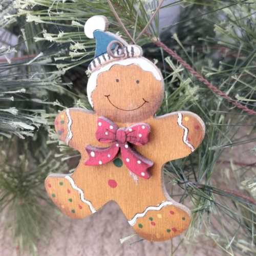 Christmas Gingerbread Primitive Decoration - The Homespun Loft