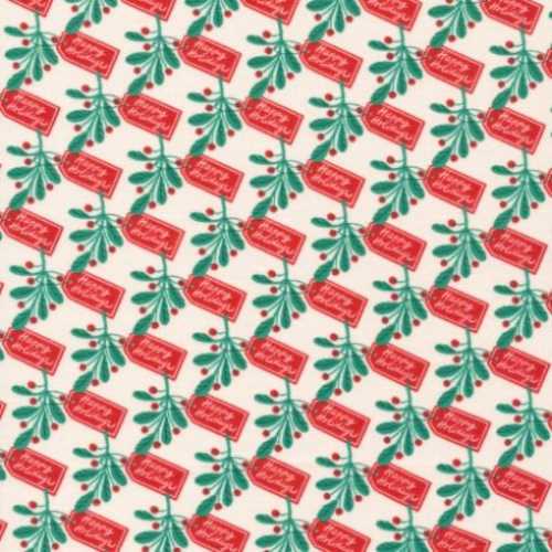 FQ Christmas Past Happy Holidays Fabric by Cloud9 - The Homespun Loft